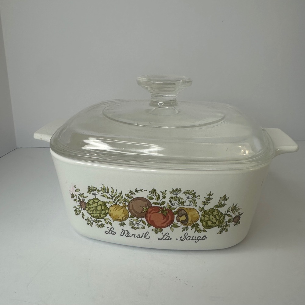 Corning Ware Spice O Life 1.5 Qt Casserole Dish A-1 1/2-B with Pyrex Lid
